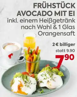 Billa Frühstück avocado mit ei Angebot