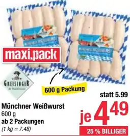 Maximarkt Weißwurst Angebot