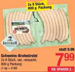 Maximarkt Schweins-Bratwürstel Angebot