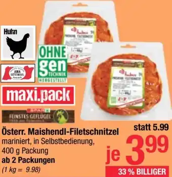 Maximarkt Maishendl-Filetschnitzel Angebot