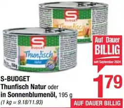 Maximarkt Thunfisch Natur oder in Sonnenblumenöl Angebot