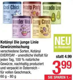 Maximarkt Die junge Linie Gewürzmischung Angebot