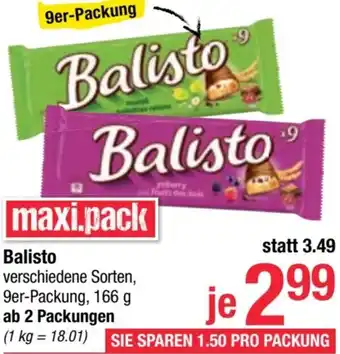 Maximarkt Balisto Angebot
