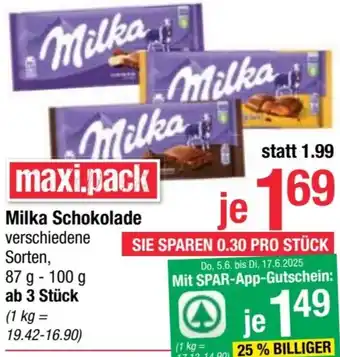 Maximarkt Schokolade Angebot