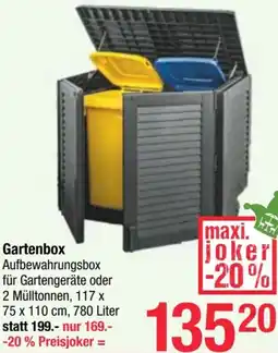 Maximarkt Gartenbox Angebot