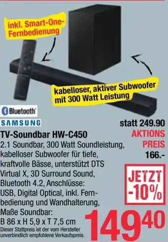 Maximarkt TV-Soundbar Angebot