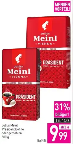 Sutterlüty Präsident Bohne Angebot