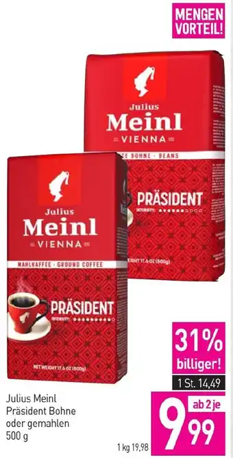 Sutterlüty Präsident Bohne Angebot