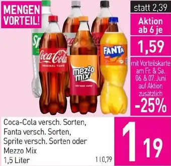 Sutterlüty Fanta Sprite oder Mezzo Mix Angebot