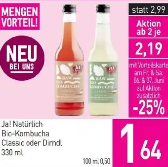 Sutterlüty Bio-Kombucha Classic oder Dirndl Angebot