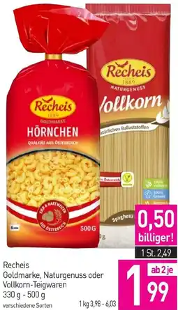 Sutterlüty Goldmarke, Naturgenuss oder Vollkorn-Teigwaren Angebot