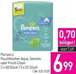 Sutterlüty Feuchttücher Aqua, Sensitiv oder Fresh Clean Angebot