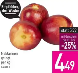 Sutterlüty Nektarinen gelegt Angebot