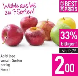 Sutterlüty Äpfel lose Angebot