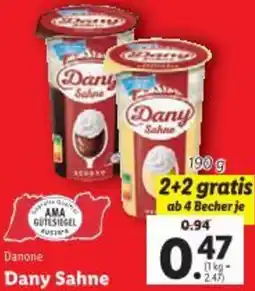 Lidl Dany Sahne Angebot