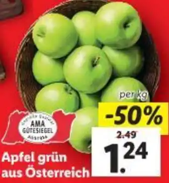 Lidl Apfel grün Angebot