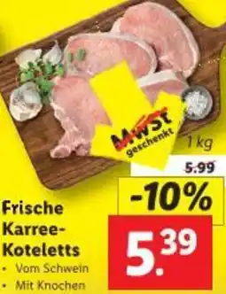 Lidl Frische Karree- Koteletts Angebot
