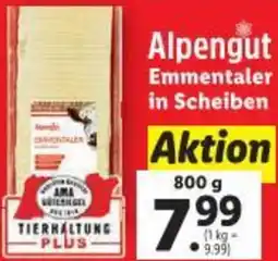 Lidl Emmentaler in Scheiben Angebot