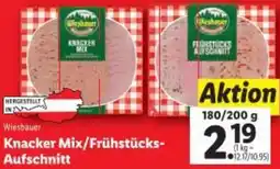 Lidl Knacker Mix/Frühstücks- Aufschnitt Angebot