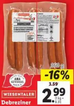 Lidl Debreziner Angebot