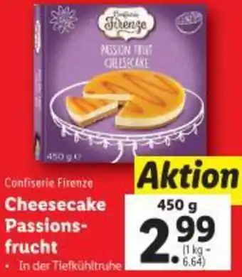 Lidl Cheesecake Passions- frucht Angebot