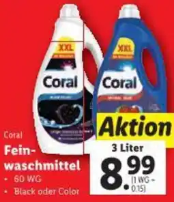 Lidl Fein- waschmittel Angebot