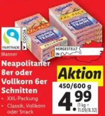 Lidl Neapolitaner oder Vollkorn Schnitten Angebot