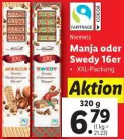 Lidl Manja oder Swedy Angebot