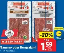Lidl Bauern- oder Bergsalami Angebot