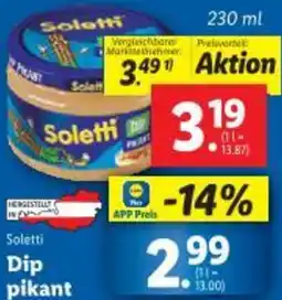 Lidl Dip pikant Angebot