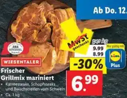 Lidl Frischer Grillmix mariniert Angebot