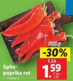 Lidl Spitz- paprika rot Angebot