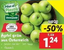 Lidl Apfle grün Angebot