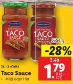 Lidl Taco Sauce Angebot