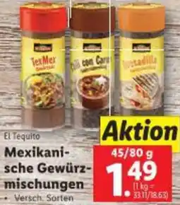 Lidl Mexikani- sche Gewürz- mischungen Angebot