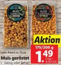 Lidl Mais geröstet Angebot