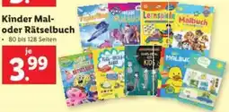 Lidl Kinder Mal- oder Rätselbuch Angebot