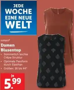Lidl Damen Blusentop Angebot