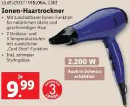 Lidl Ionen-Haartrockner Angebot