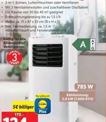 Lidl Mobiles Klimagerät Angebot