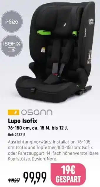 Smyths Toys Lupo Isofix Angebot