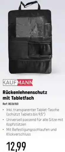 Smyths Toys Rückenlehnenschutz mit Tabletfach Angebot