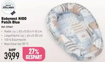 Smyths Toys Babynest NIDO Patch Blue Angebot