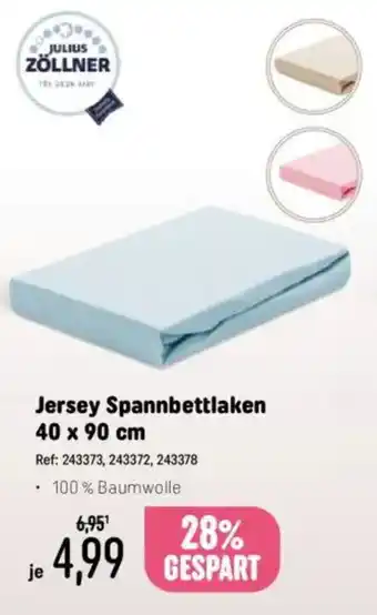 Smyths Toys Jersey Spannbettlaken Angebot