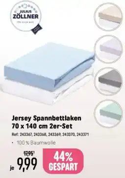 Smyths Toys Jersey Spannbettlaken Angebot