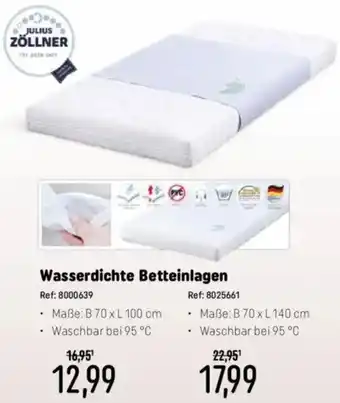Smyths Toys Wasserdichte Betteinlagen Angebot