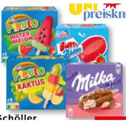 Unimarkt Kaktus 9er, Pirulo 5er, Bum Bum 4er oder Milka Eis 3er Unimarkt Angebot