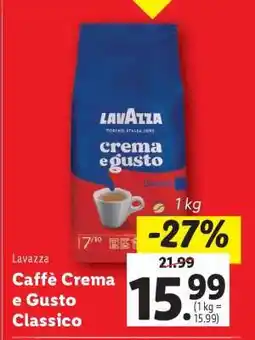Lidl Lavazza Caffè Crema e Gusto Classico Angebot
