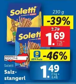 Lidl SOLETTI SALZSTANGERL Angebot