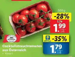 Lidl Cocktailstrauchtomaten aus Österreich Angebot